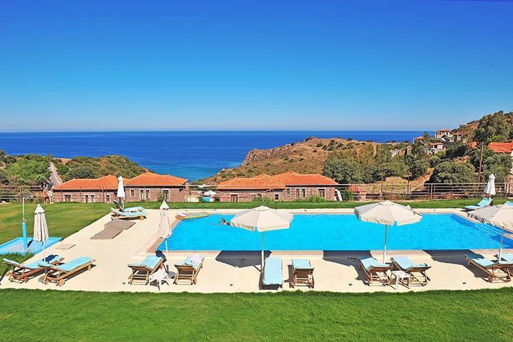 Molivos Sunset Apartments Митимна Экстерьер фото